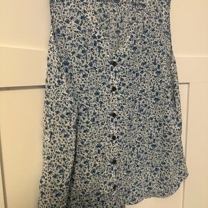 BloomChic Asymmetrical Blue tank